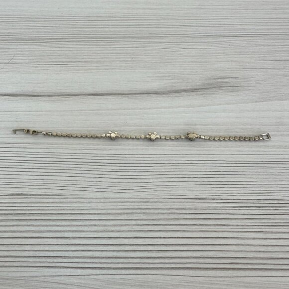 Vintage Mickey Mouse Crystal & Sapphire Inspired Tennis Bracelet - Picture 6 of 10